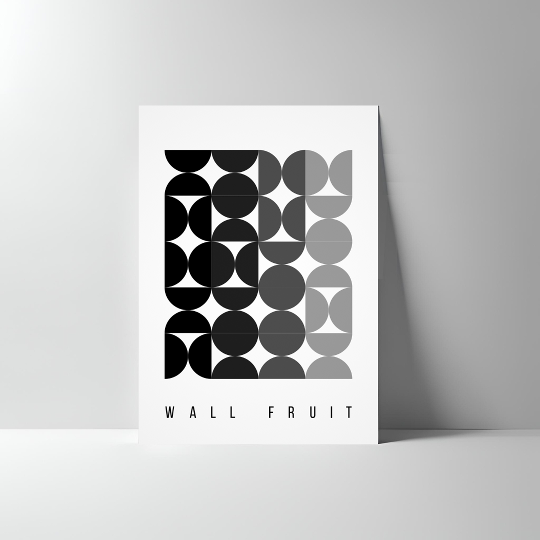 HALF-CIRCLE ABSTRACT POSTER