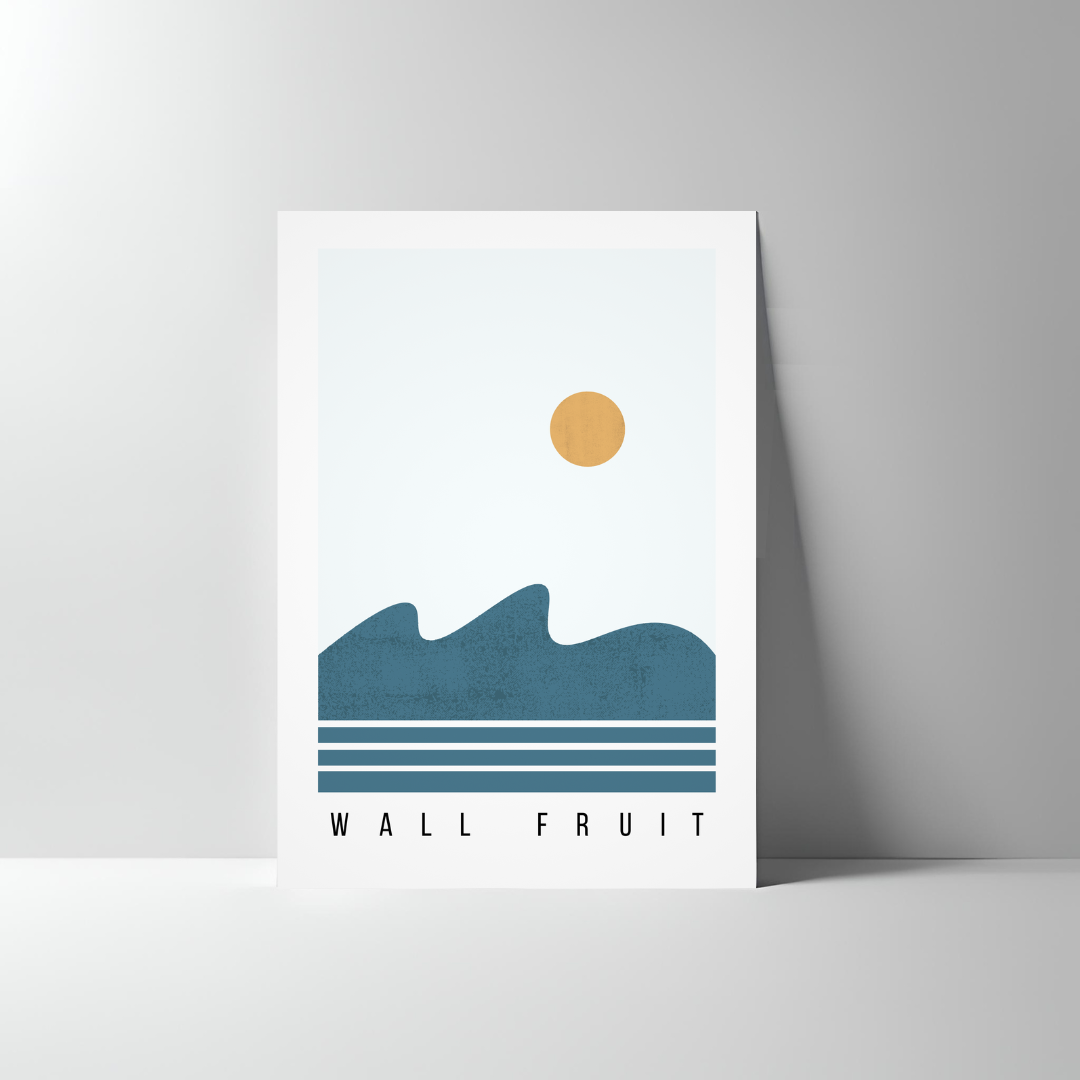 MINIMALISTIC ABSTRACT SEA POSTER