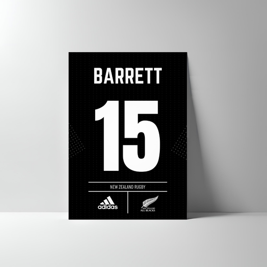 ALL BLACKS SHIRT POSTER