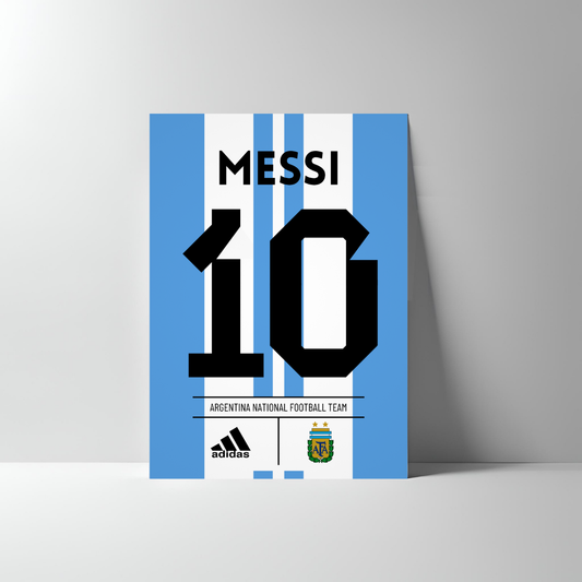 MESSI SHIRT POSTER