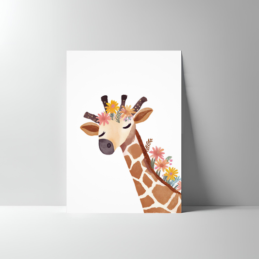 GIRAFFE POSTER