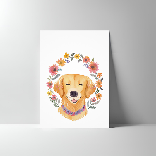 GOLDEN RETRIEVER POSTER