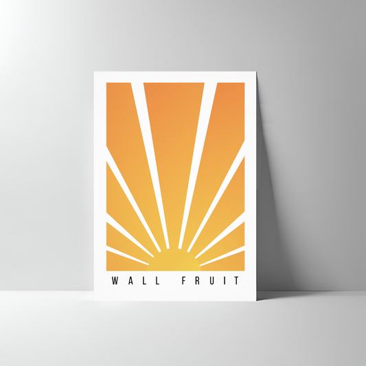 ABSTRACT SUN POSTER