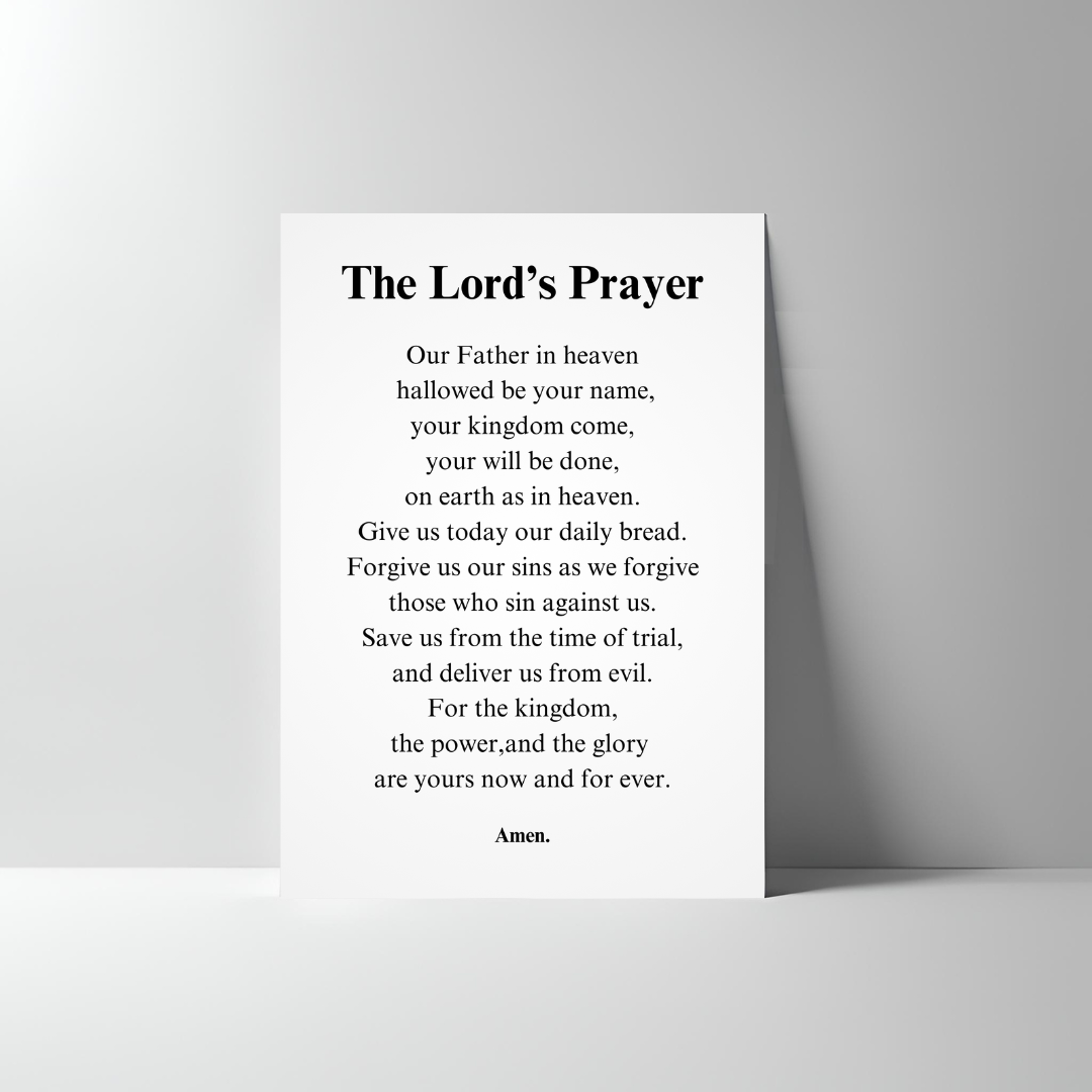 THE LORD'S PRAYER POSTER